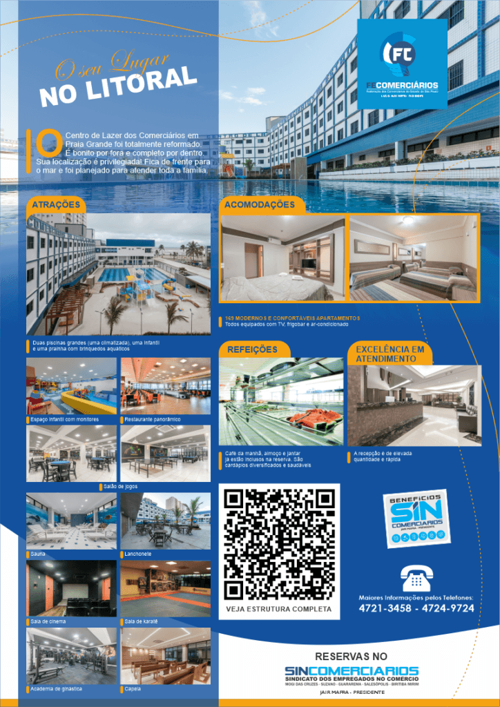 Centro de lazer de praia grande